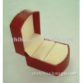 Leather ring jewelry box